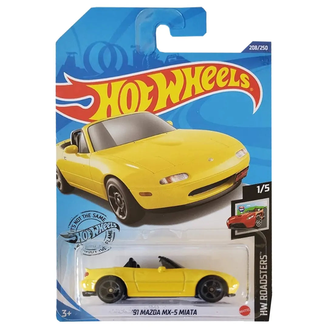 91 Mazda Mx-5 Miata - Roadsters 1/5 - Hot Wheels