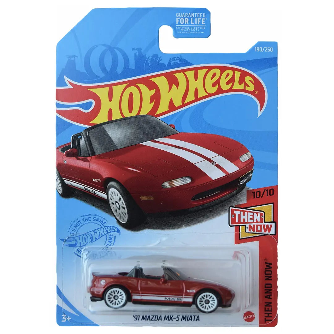 91 Mazda Mx-5 Miata - Then and Now 10/10 - Hot Wheels