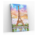 Verano en París 40x50 cm - Pinturas de Diamantes con Bastidor