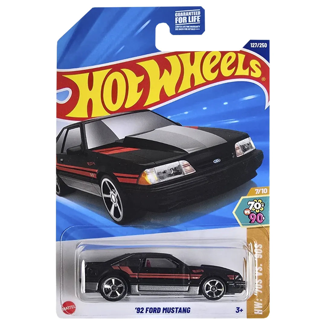 92 Ford Mustang - 70s Vs 90s 7/10 - Hot Wheels