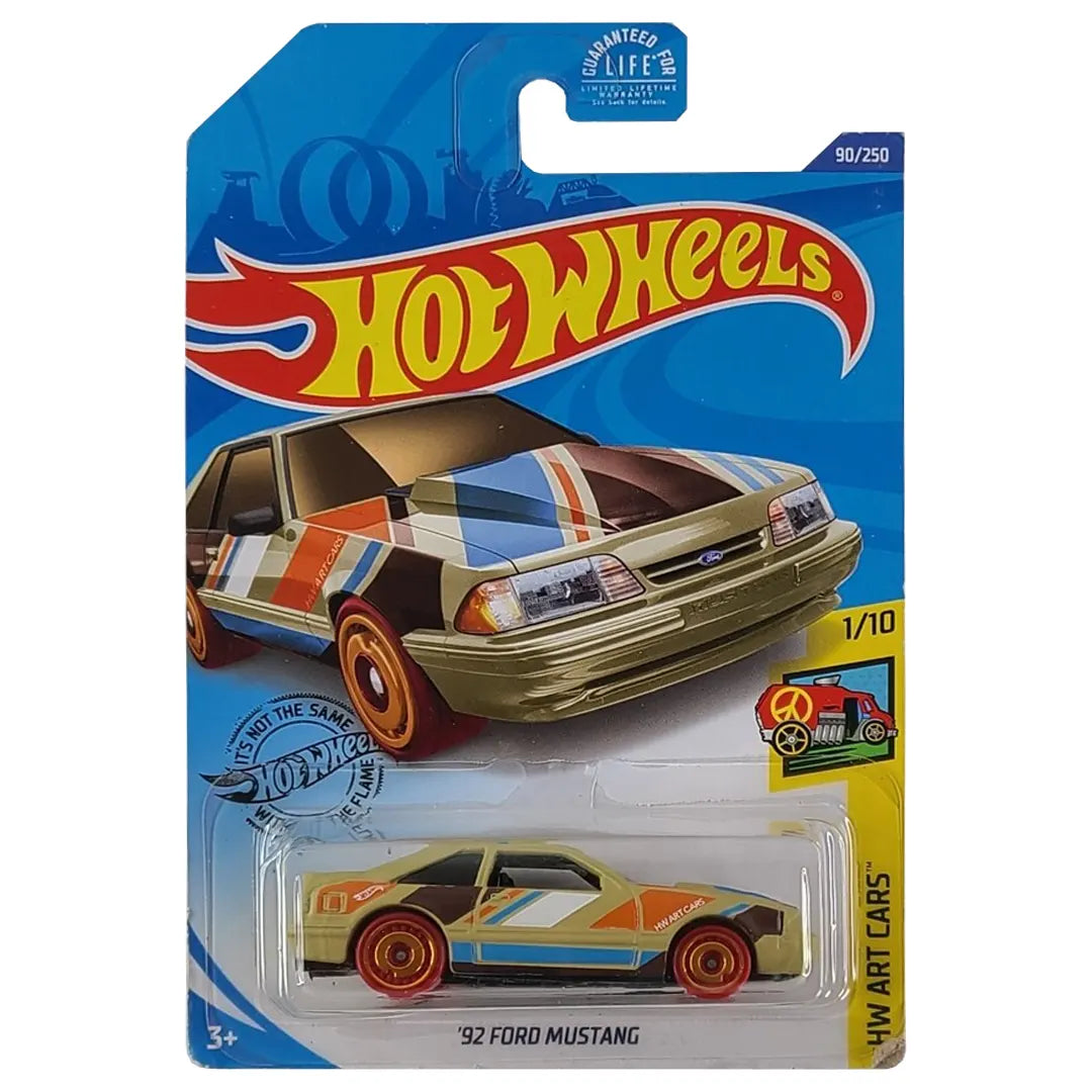92 Ford Mustang - Art Cars 1/10 - Hot Wheels