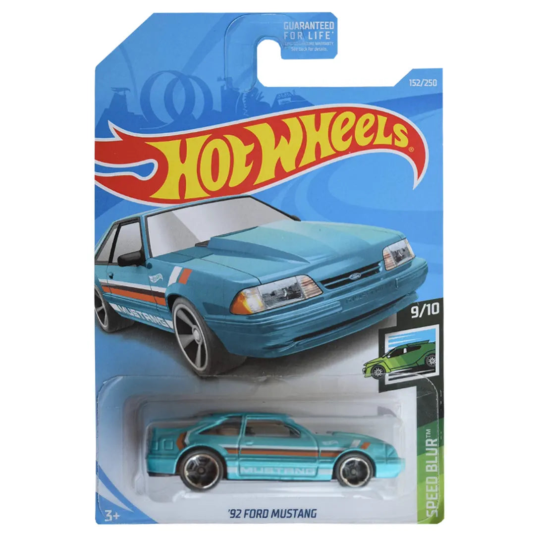 92 Ford Mustang - Speed Blur 9/10 - Hot Wheels