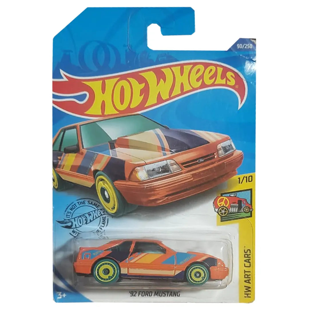 92 Ford Mustang - Art Cars 1/10 - Hot Wheels