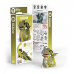 Dragón Verde - Puzzle 3D de Cartón - Eugy Dodoland