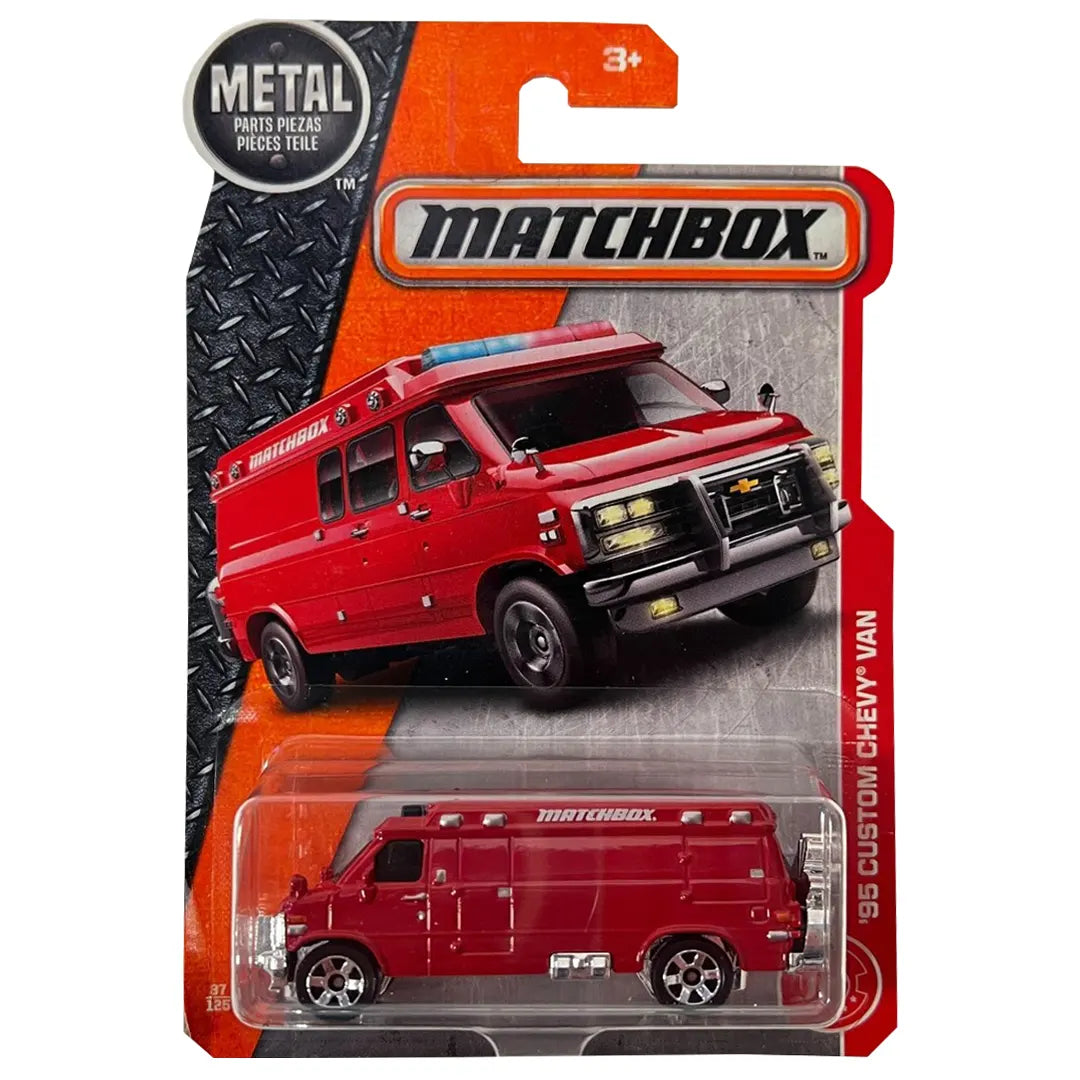 95 Custom Chevy Van - 87/125 - 2016 - Matchbox
