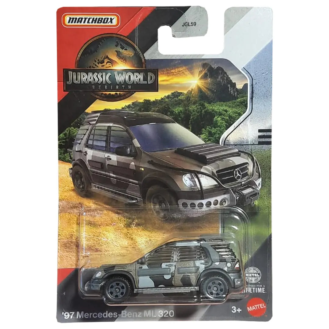 97 Mercedes Benz ML 320 - Jurassic World Rebirth - 2025 - Matchbox