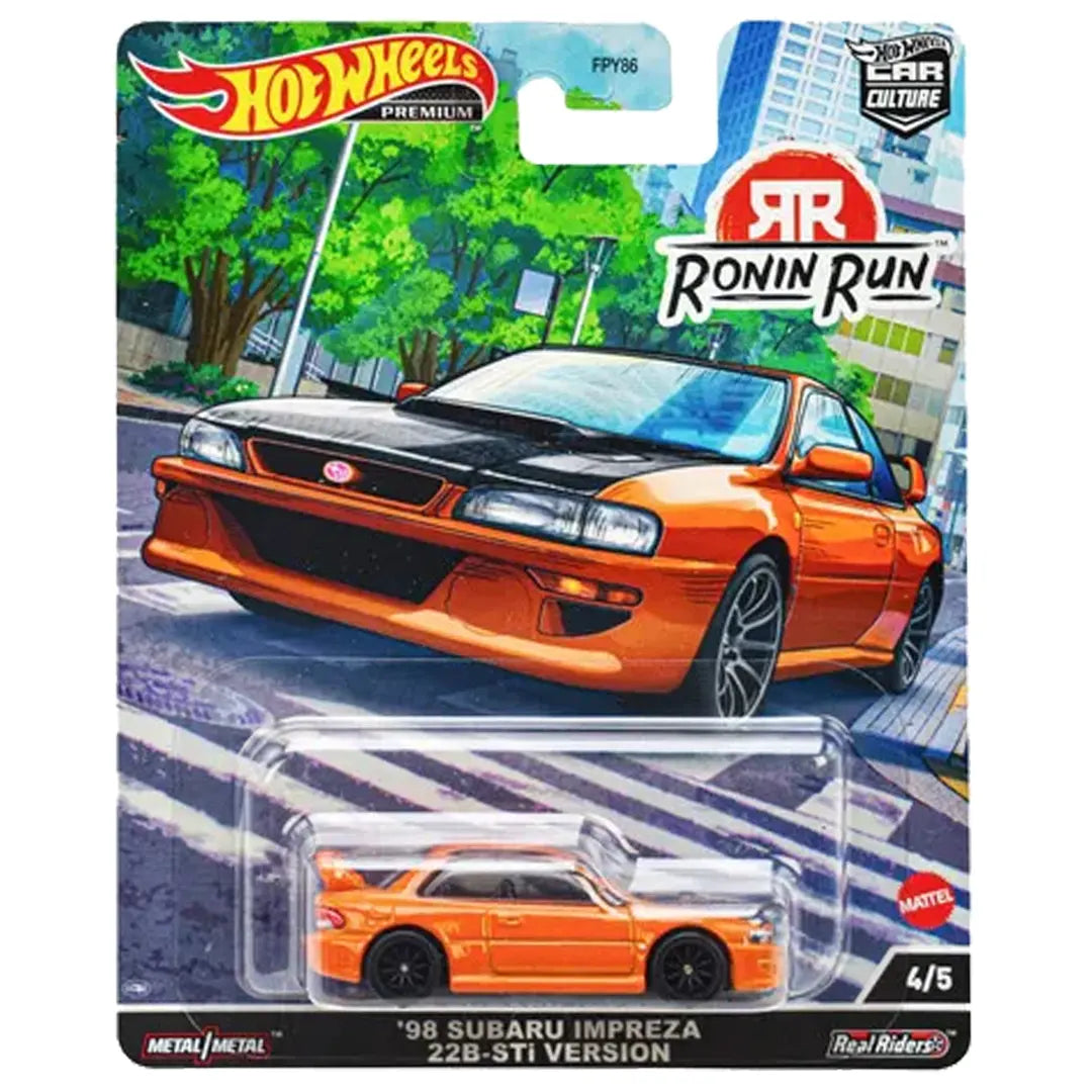 98 Subaru Impresa 22B-Sti Version - Ronin Run 4/5 - Hot Wheels