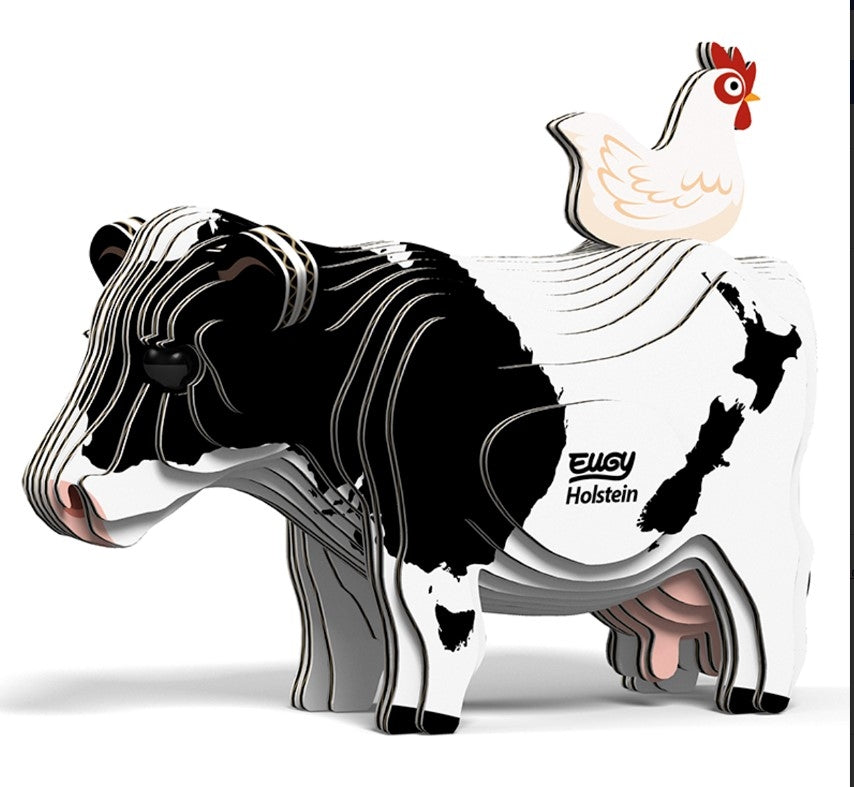 Vaca - Puzzle 3D de Cartón - Eugy Dodoland
