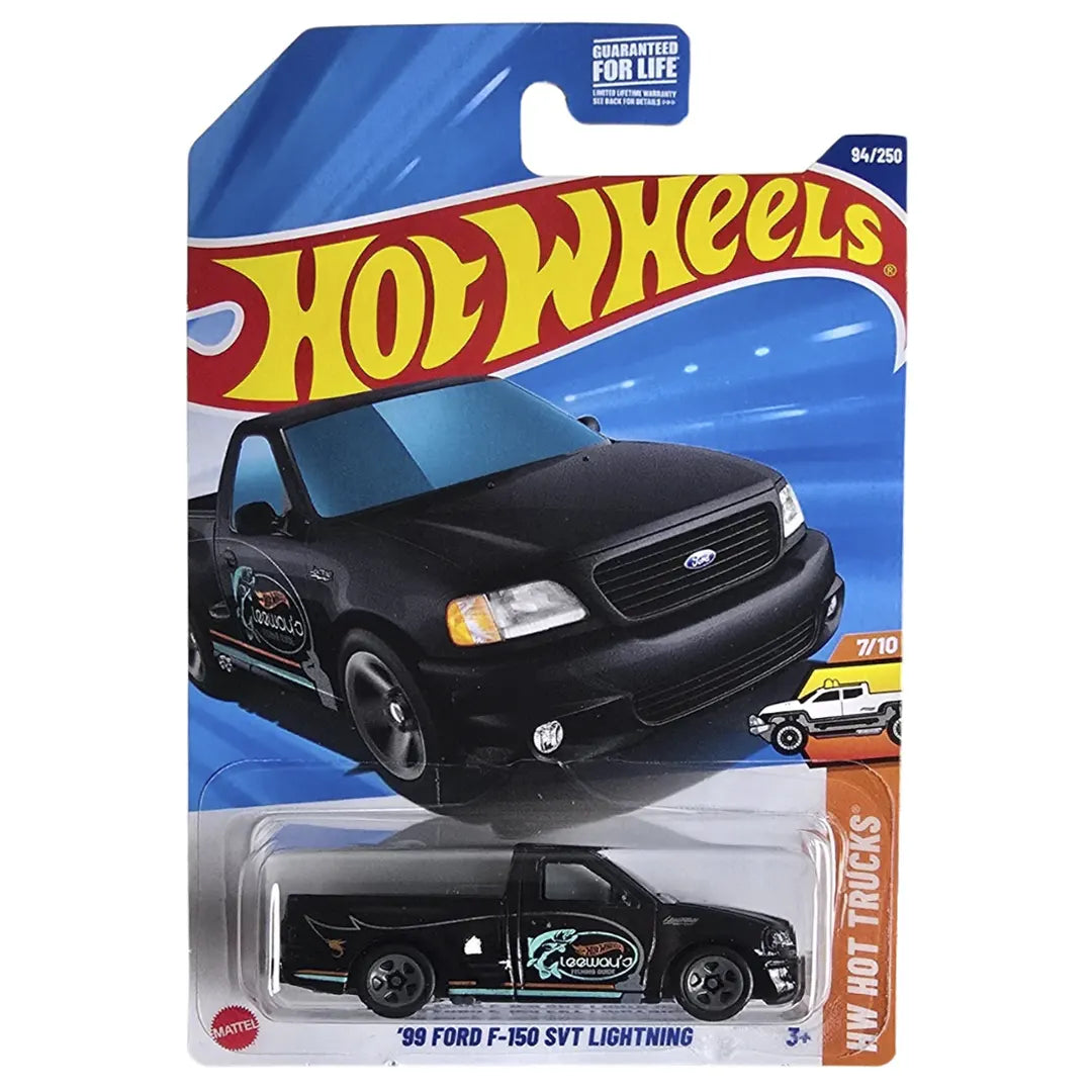 99 Ford F-150 SVT Lightning - Hot Trucks 7/10 - Hot Wheels
