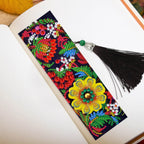 Pack 2 Marcadores de Libro - Flores y Libélula - Pinturas de Diamantes