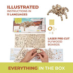 Hexápodo Mecánico - Maqueta Mecánica de Madera - Ugears