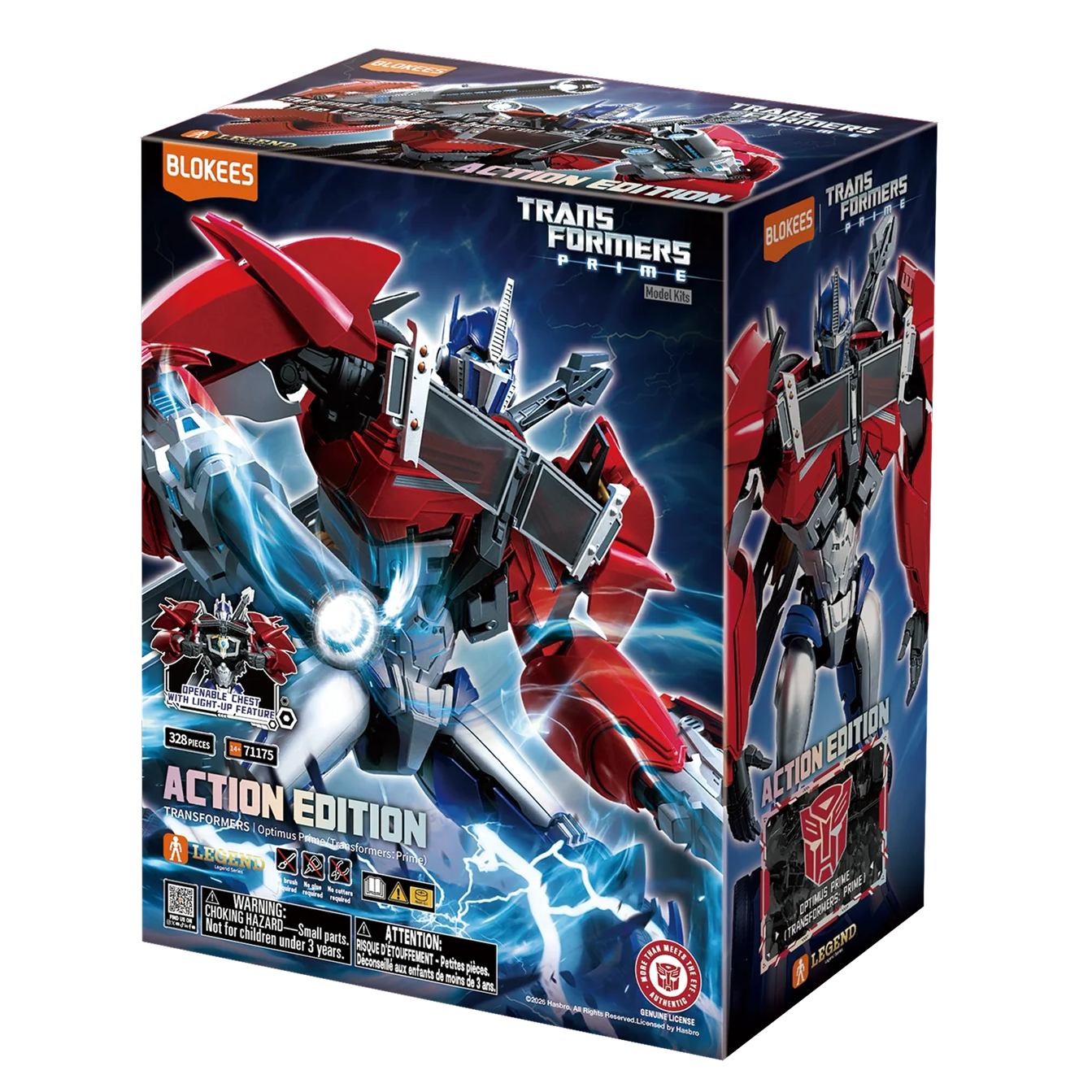 Optimus Prime (Transformers: Prime) - Action Edition 06 - Model Kit Articulado - BLOKEES