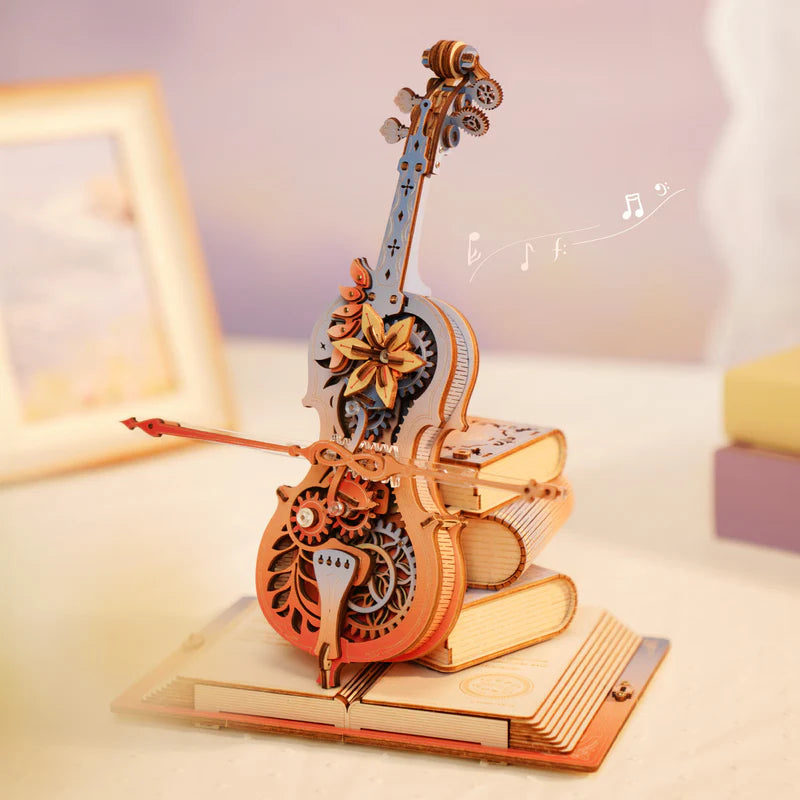 Cello Symphony of Gorgeous Dreams - Caja Musical Armable - Robotime