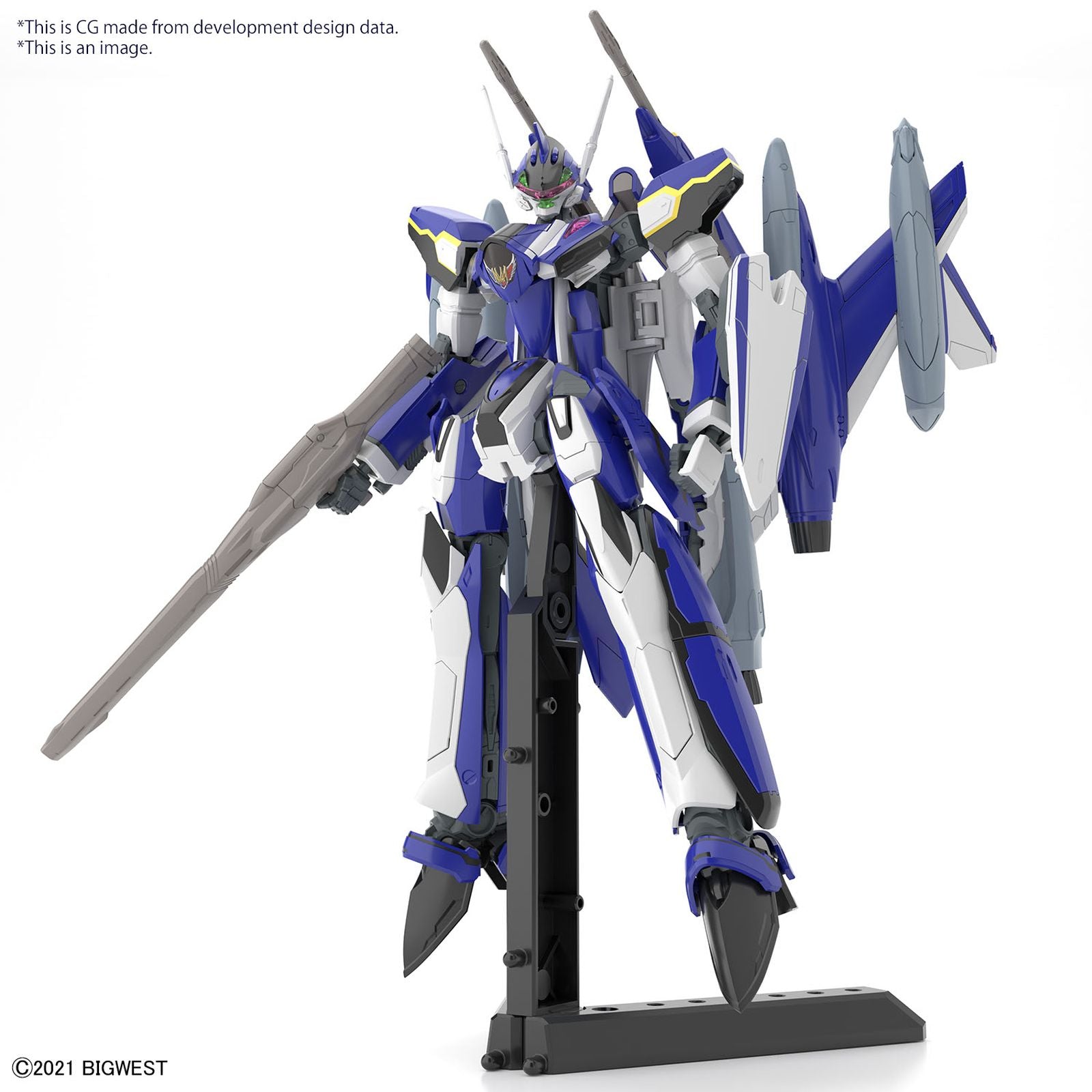 HG 1/100 YF-29 DURANDAL VALKYRIE (MAXIMILIAN JENIUS USE) FULL SET PACK - Macross Model Kit Articulado - Bandai