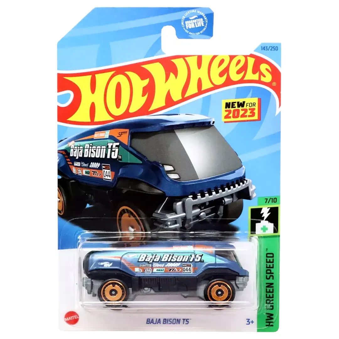 Baja Bison T5 - Green Speed 7/10 - Hot Wheels