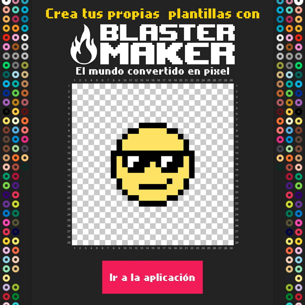 Crea tus propias plantillas para Hama/Perler Beads con BlasterMaker 🔥 