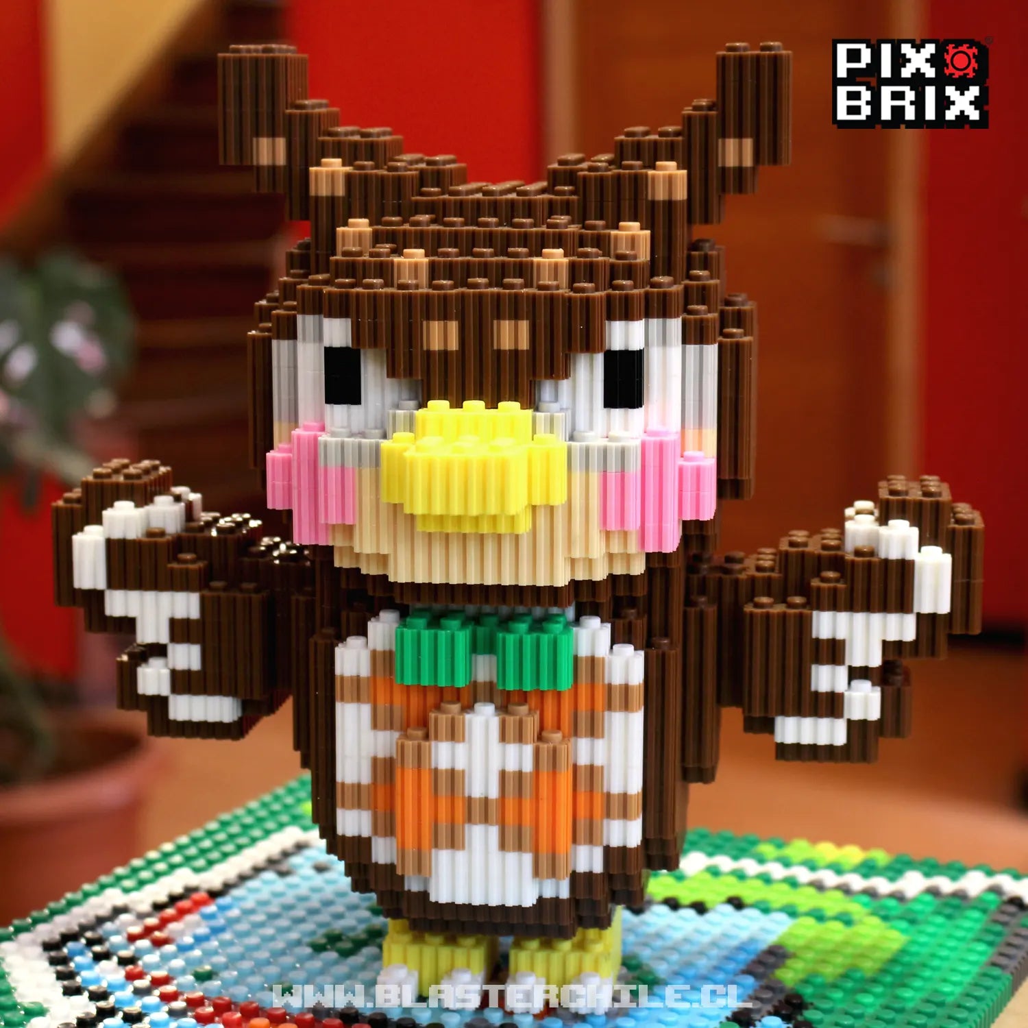 Blathers Armable 3D - Animal Crossing - Pix Brix