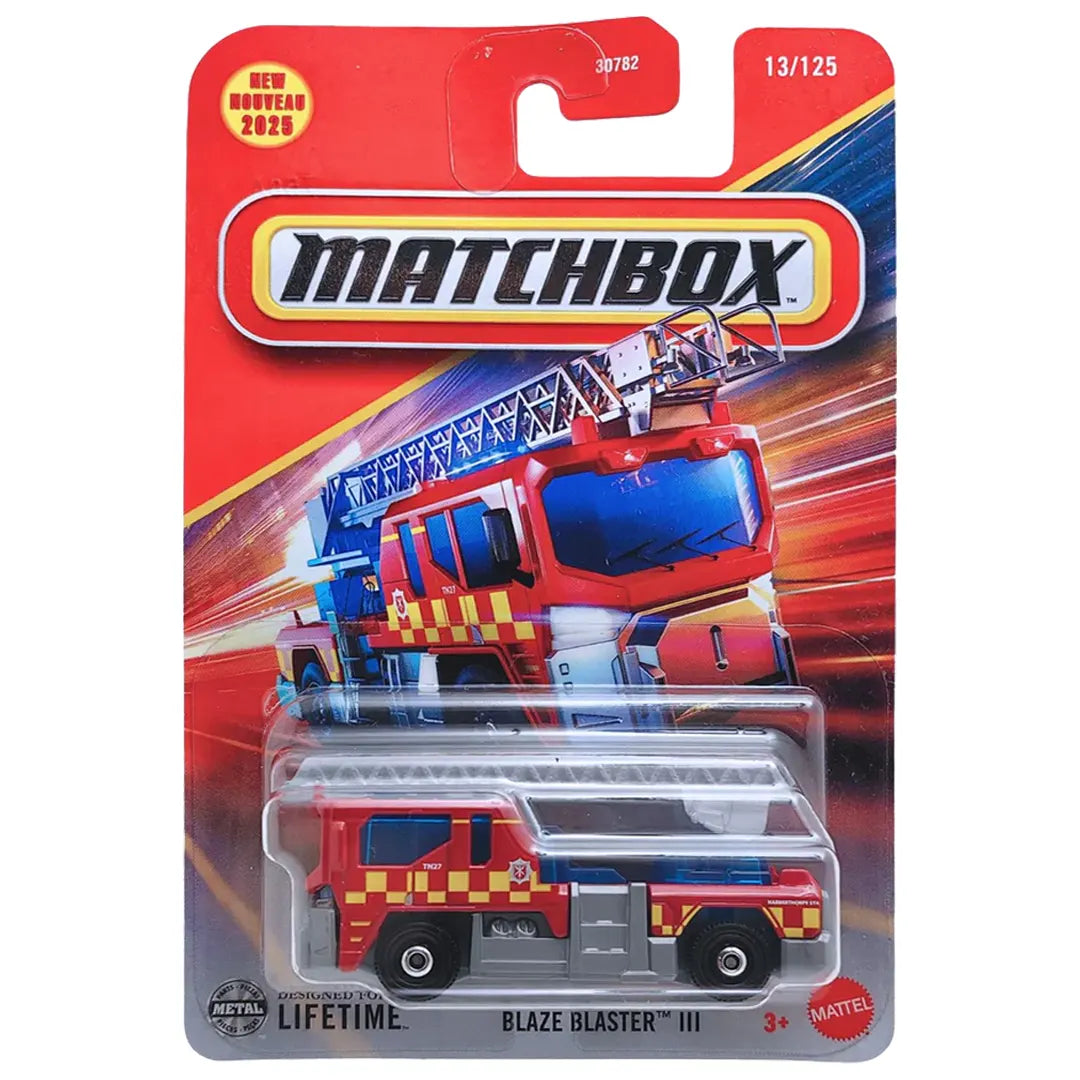 Coche De Juguete Matchbox Blaze Blaster - Camión De Bomberos, Colección 2014 - Para Niños Y Coleccionistas