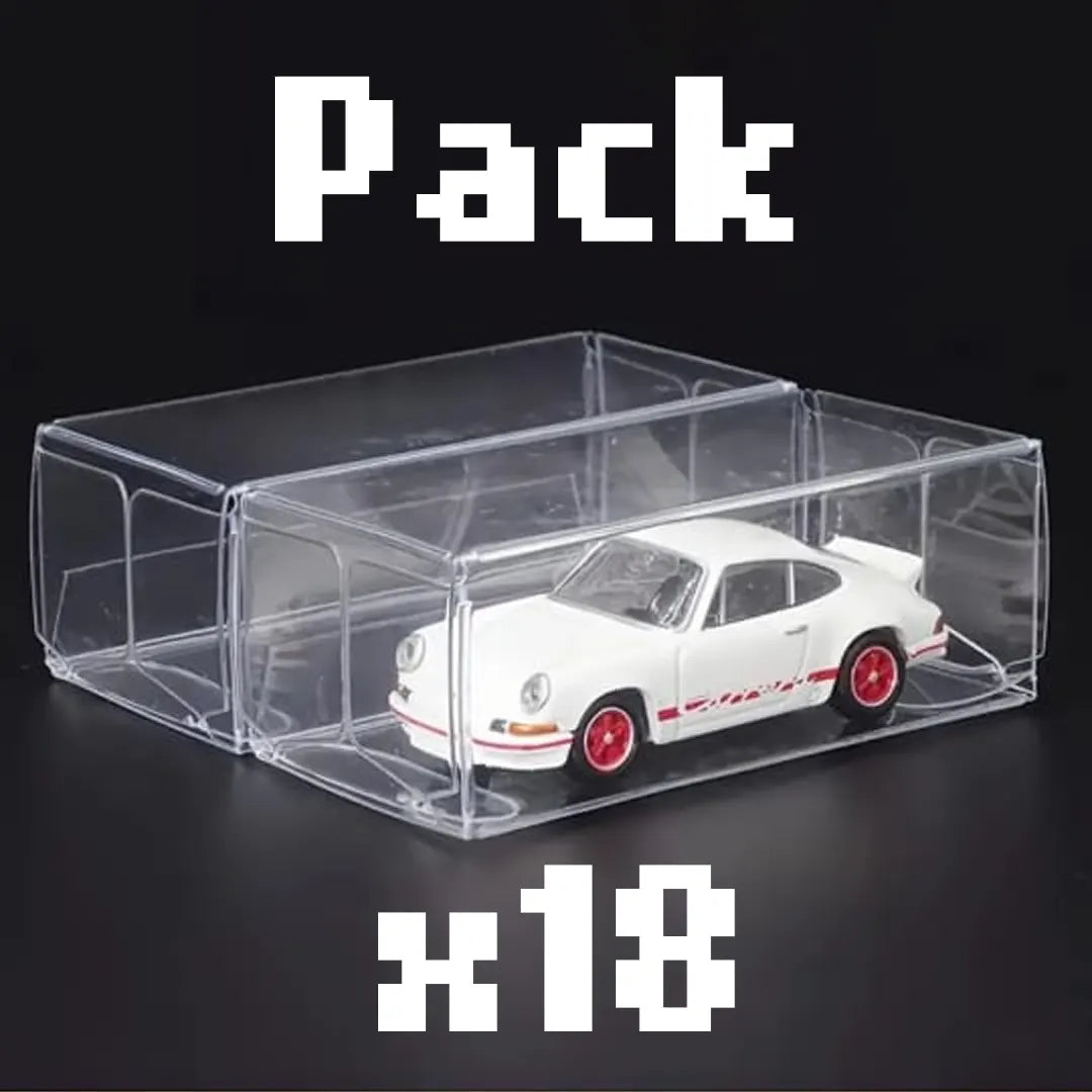 Caja Exhibidora para Hotwheels 1:64 - Blister Plástico - 30 x 40 x 82 mm