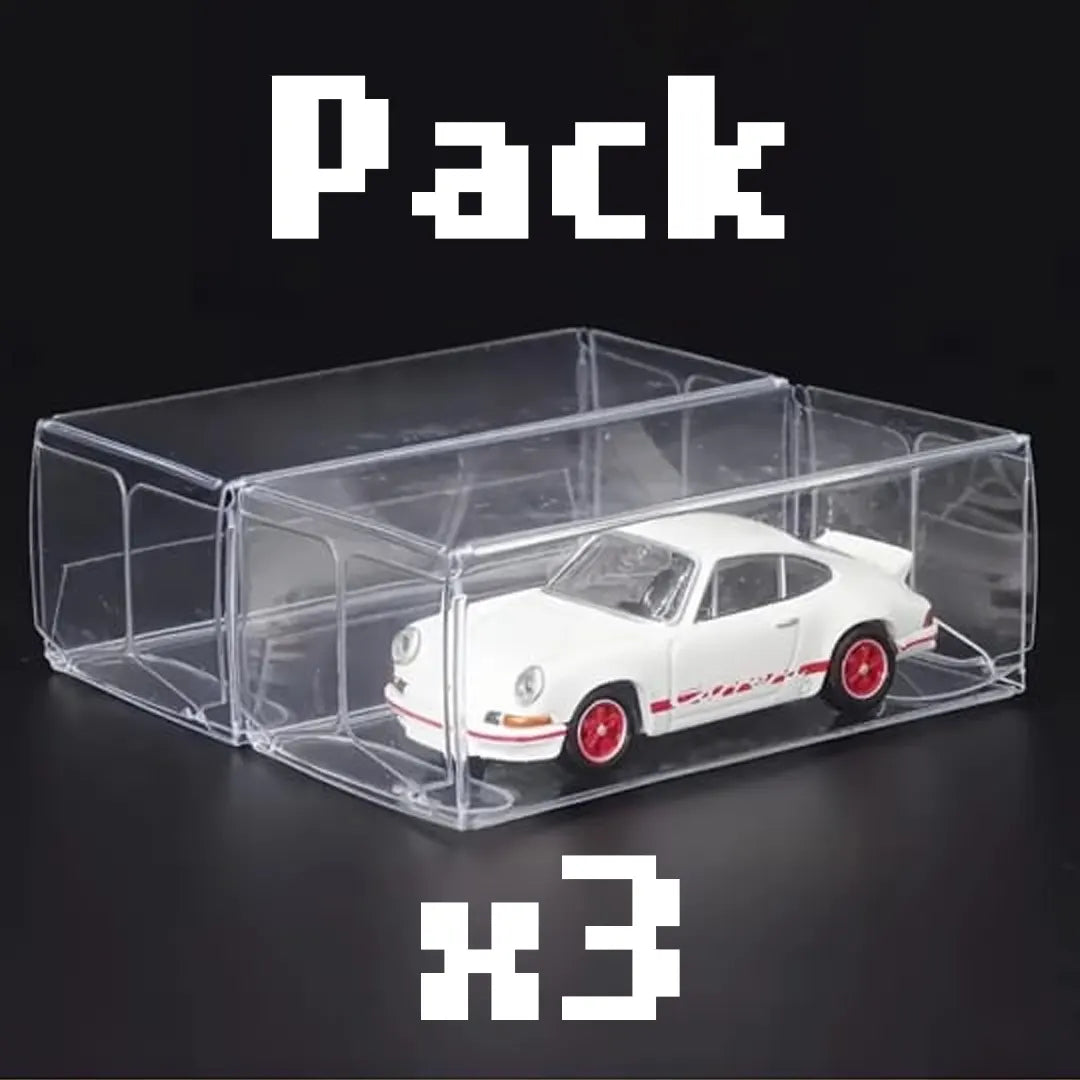 Caja Exhibidora para Hotwheels 1:64 - Blister Plástico - 30 x 40 x 82 mm