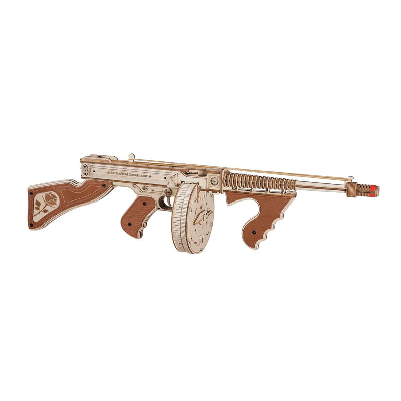 Thompson Submachine Gun - Maqueta 3D en Madera 3D - ROKR