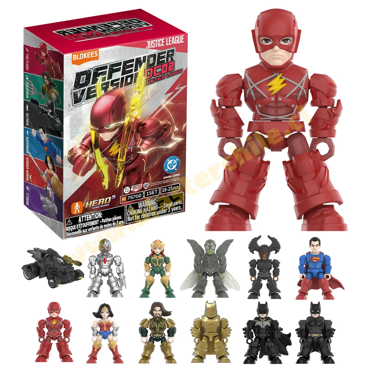 Figura Sorpresa - DC Defender Version 02 - Justice League - Model Kit - BLOKEES