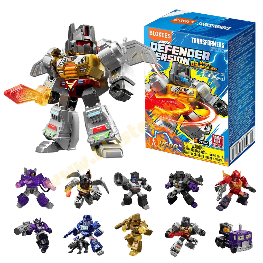 Figura Sorpresa - Transformers Defender Version 03 Heavy Metal War - Model Kit - BLOKEES