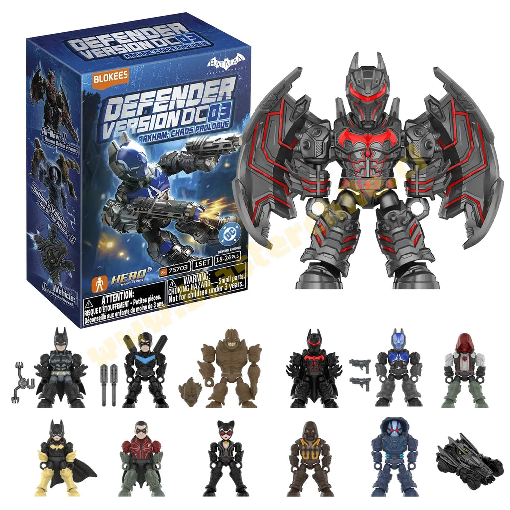 Figura Sorpresa - DC Defender Version 03 -  Arkham: Chaos Prologue - Model Kit - BLOKEES