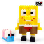 Bob Esponja y Gary Armable 3D - Pix Brix