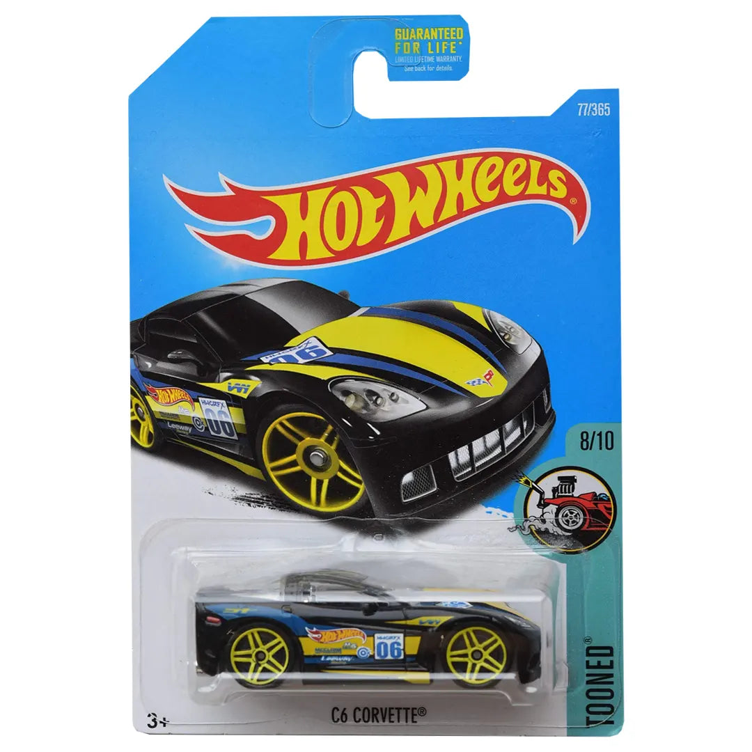 C6 Corvette - Tooned 8/10 - Hot Wheels