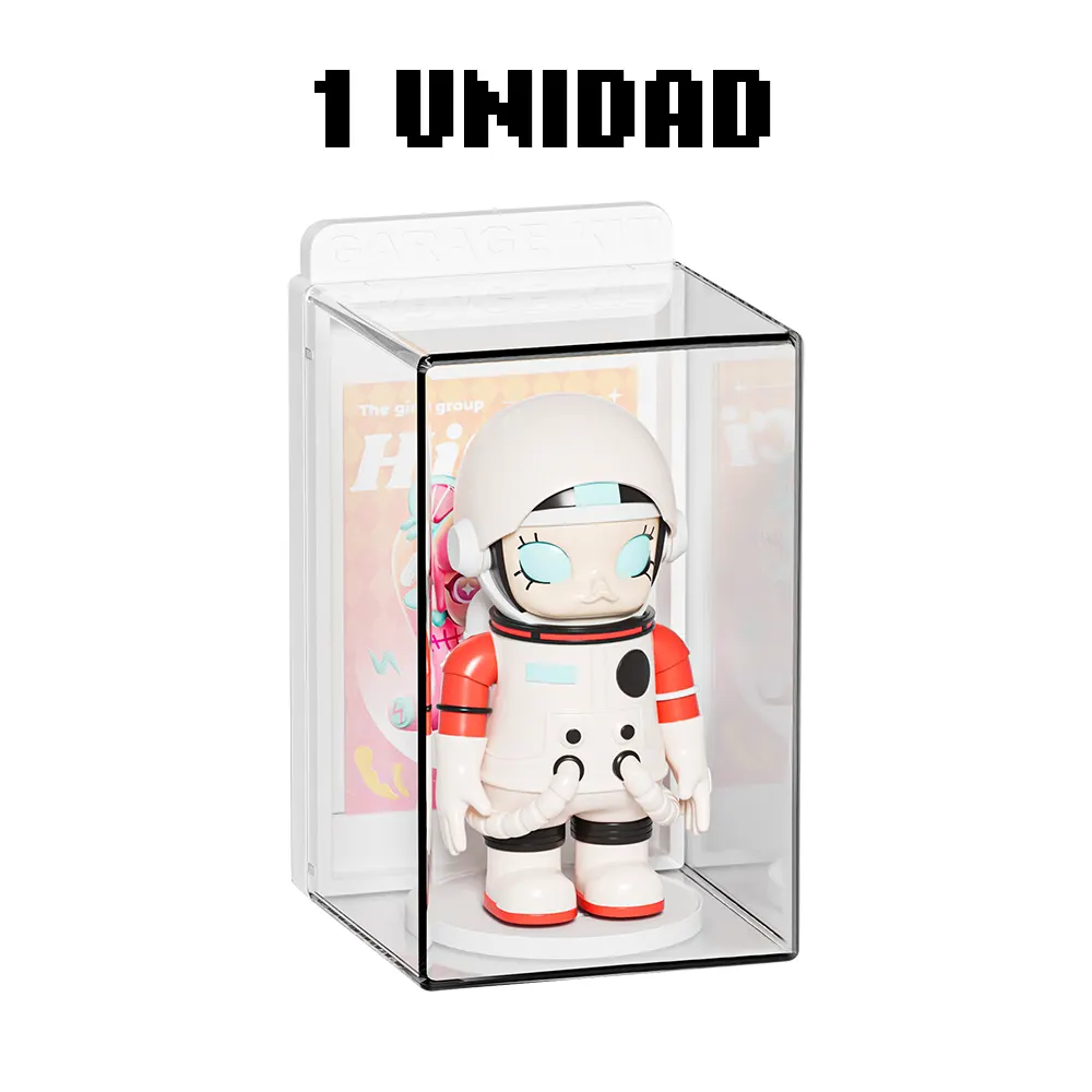 Cubierta Acrilica Pequeña - 7.3 x 7.8 x 12 cm - Caja Exhibidora Apilable Individual