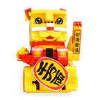 Alcancía Autómata Gato de la Suerte - Armable de Bloques - CADA