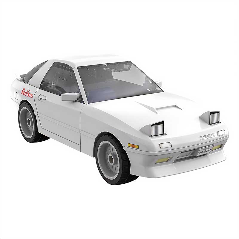 Initial D Mazda RX-7 FC3S - Armable de Bloques - CADA