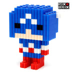 Capitán América Armable 3D - Marvel Studios - Pix Brix