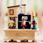 Cajita Musical - Cat Play Piano - Wooderful Life