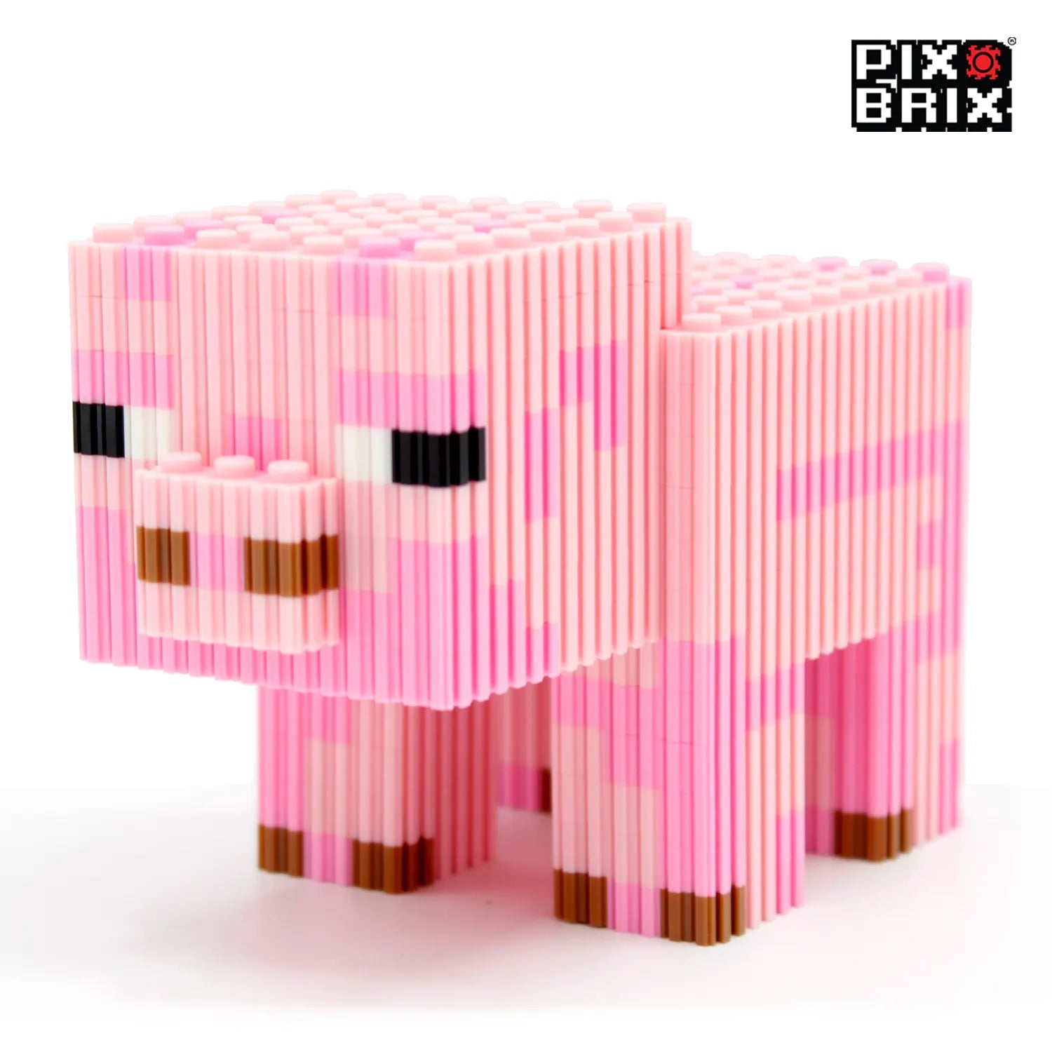 Cerdito Armable 3D - Minecraft - Pix Brix