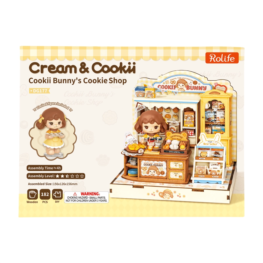 Cookii Bunny's Cookie Shop - Maqueta a Escala - Rolife