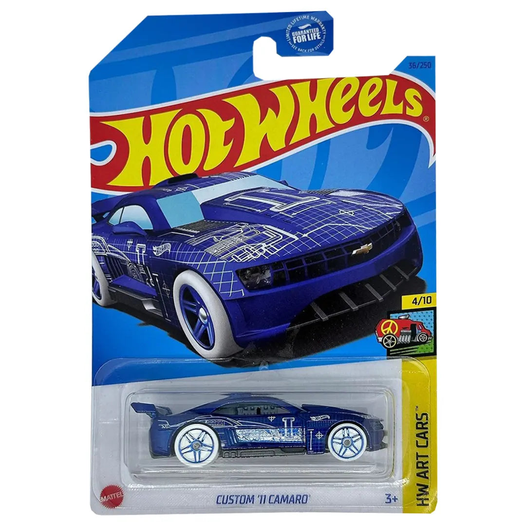 Custom 11 Camaro - Art Cars 4/10 - Hot Wheels