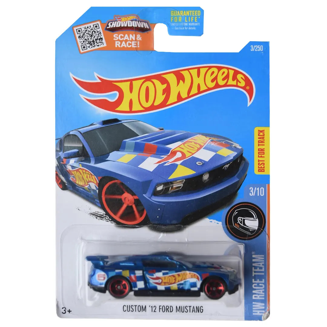 Custom 12 Ford Mustang - Race Team 3/10 - Hot Wheels