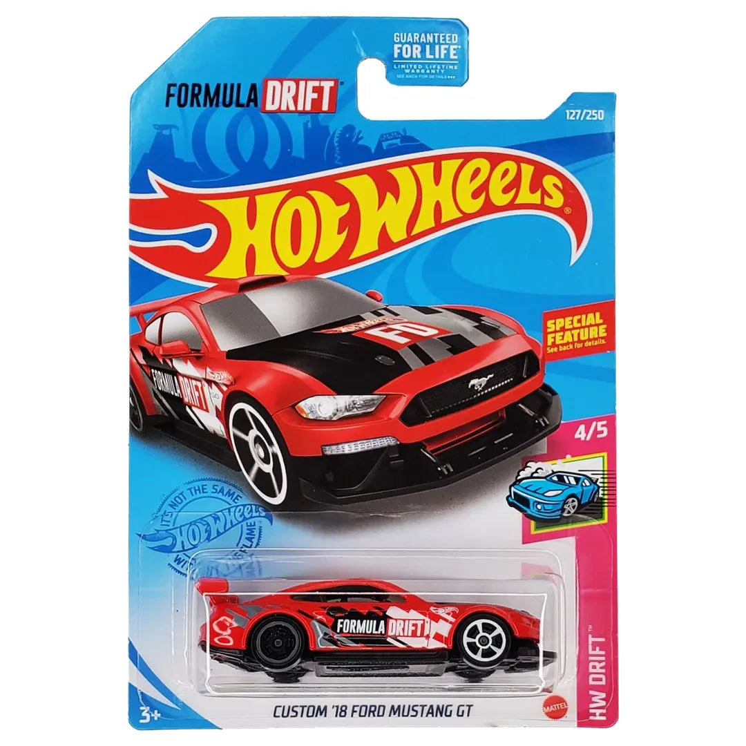 Custom 18 Ford Mustang GT - Drift 4/5 - Hot Wheels