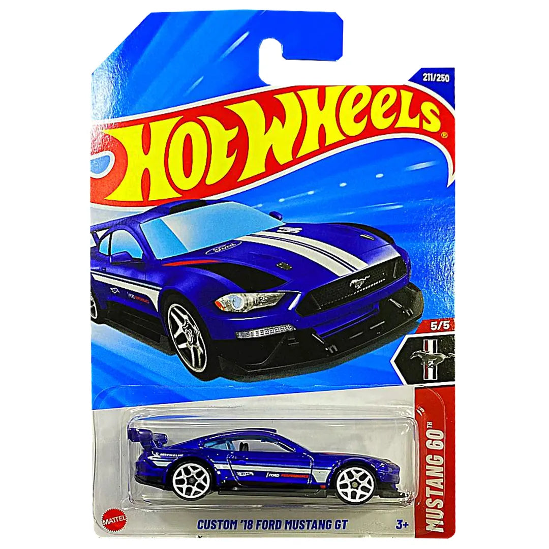 Custom 18 Ford Mustang Gt - Mustang 60 5/5 - Hot Wheels
