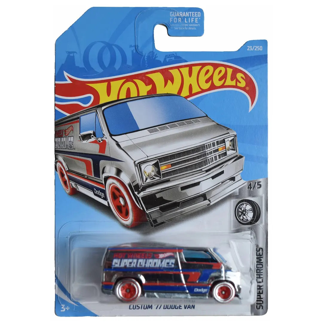 Custom 77 Dodge Van - Super Chromes 4/5 - Hot Wheels