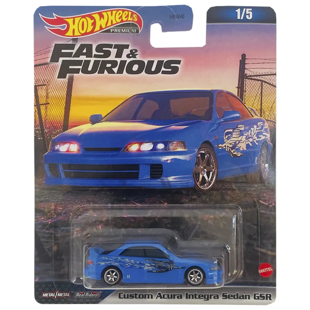 Custom Acura Integra Sedan GSR - Fast y Furious 1/5 - Hot Wheels