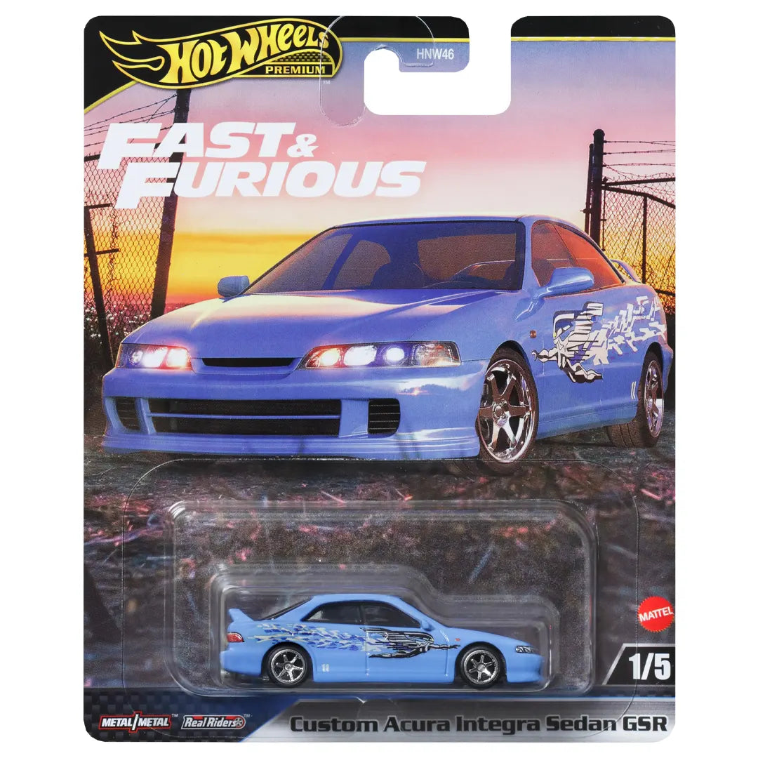Custom Acura Integra Sedan GSR - Fast y Furious 1/5 - Hot Wheels