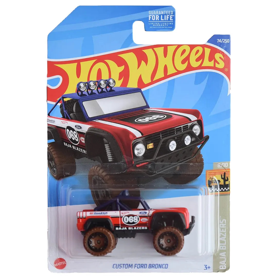 Custom Ford Bronco - Baja Blazers 8/10 - Hot Wheels
