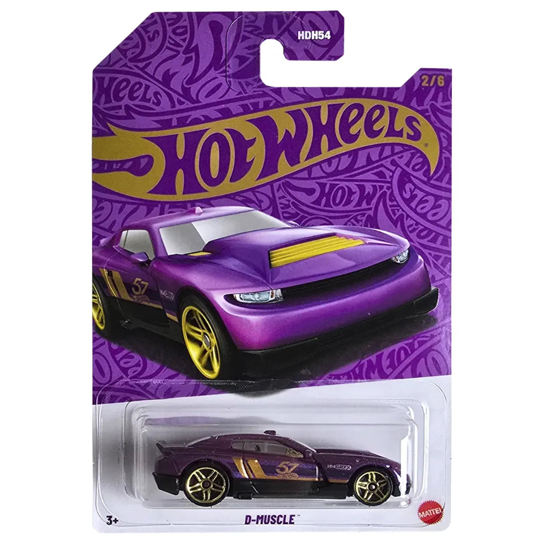 D-Muscle - Purple and Gold Series 2/6 - Hot Wheels