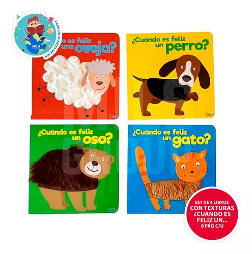 Cuando es Feliz un Animal - Textura con Tapa Dura