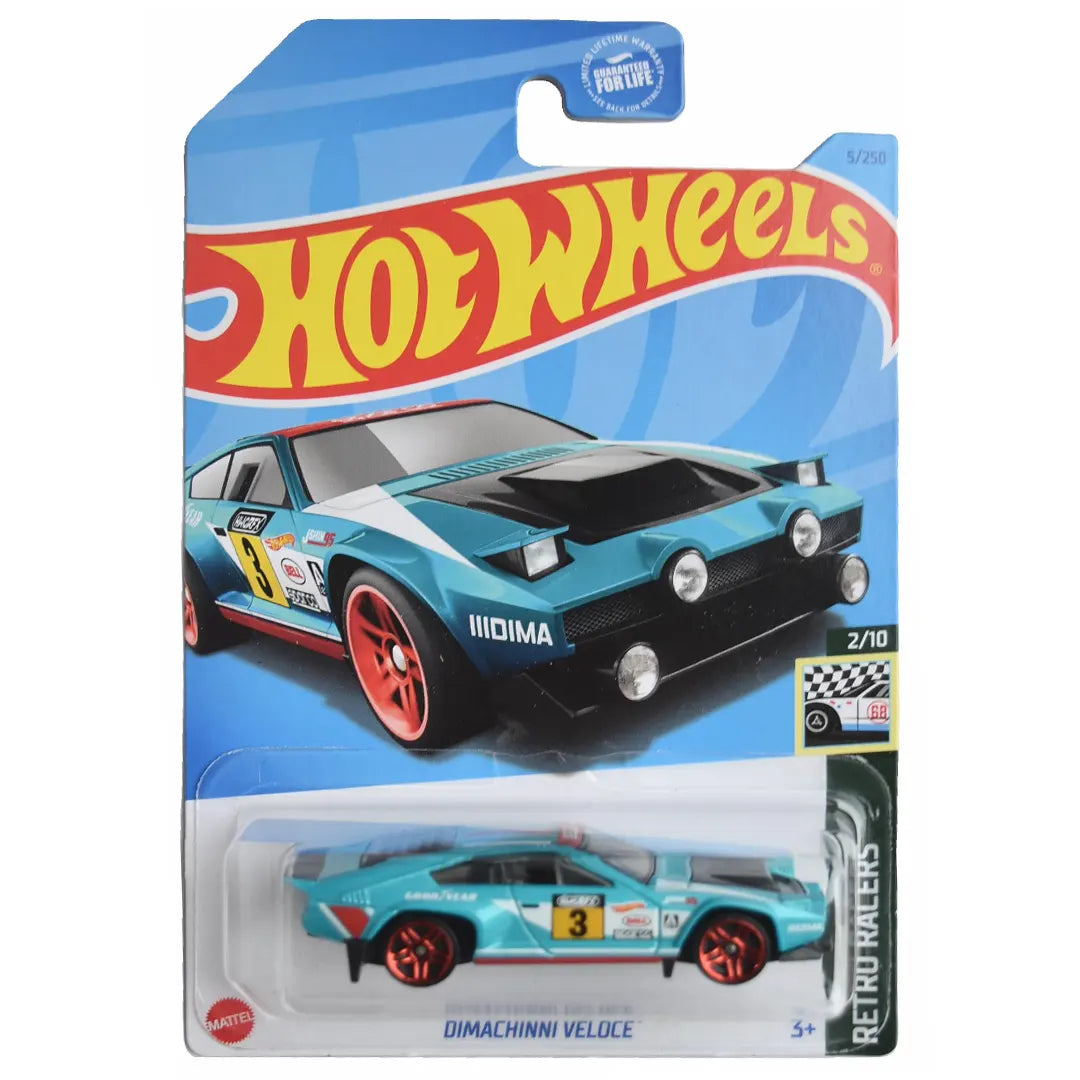 Dimachinni Veloce - Retro Racers 2/10 - Hot Wheels