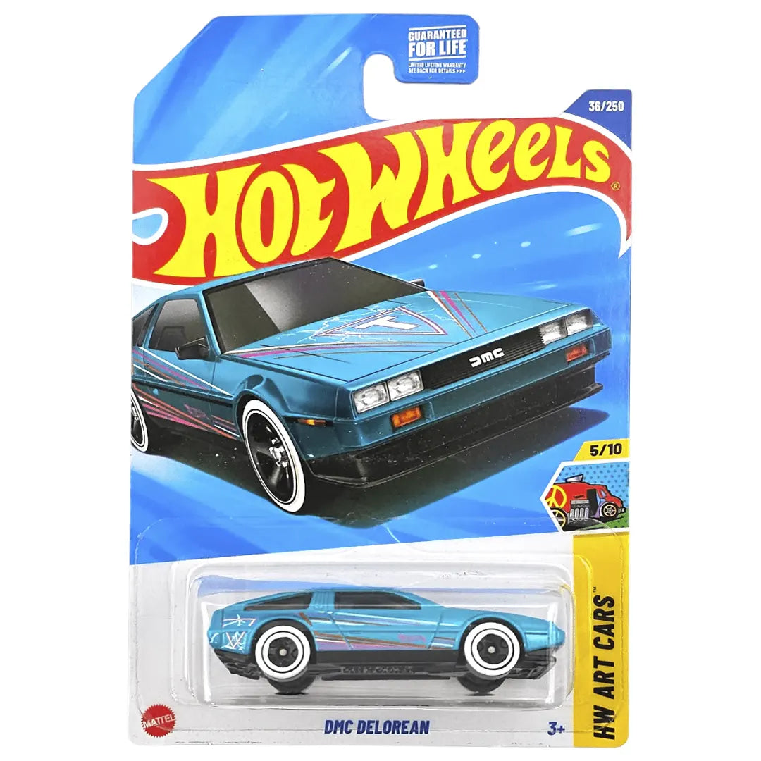 Dmc Delorean - Art Cars 5/10 - Hot Wheels
