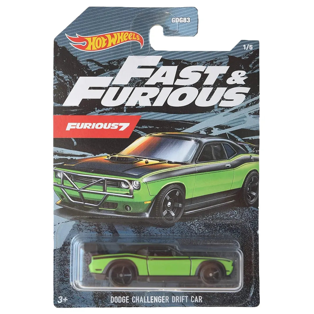 Dodge Challenger Drift Car - Fast y Furious 1/5 - Hot Wheels